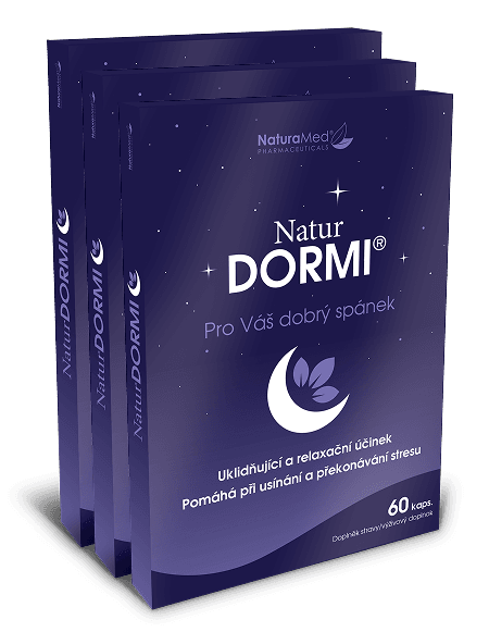 Obrázek balení doplňku stravy NaturDORMI®.
